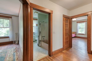 2nd Floor Hallway - Doors Lead to Bedroom #2, Bathroom and Bedroom #3