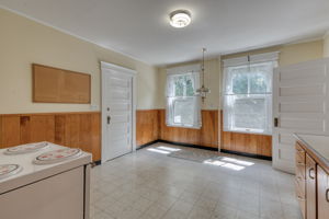 2nd Floor Kitchen. Door on Left Leads to Back Staircase