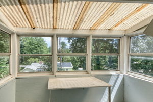 Enclosed Porch on 3rd Floor, Accessed by Back Staircase
