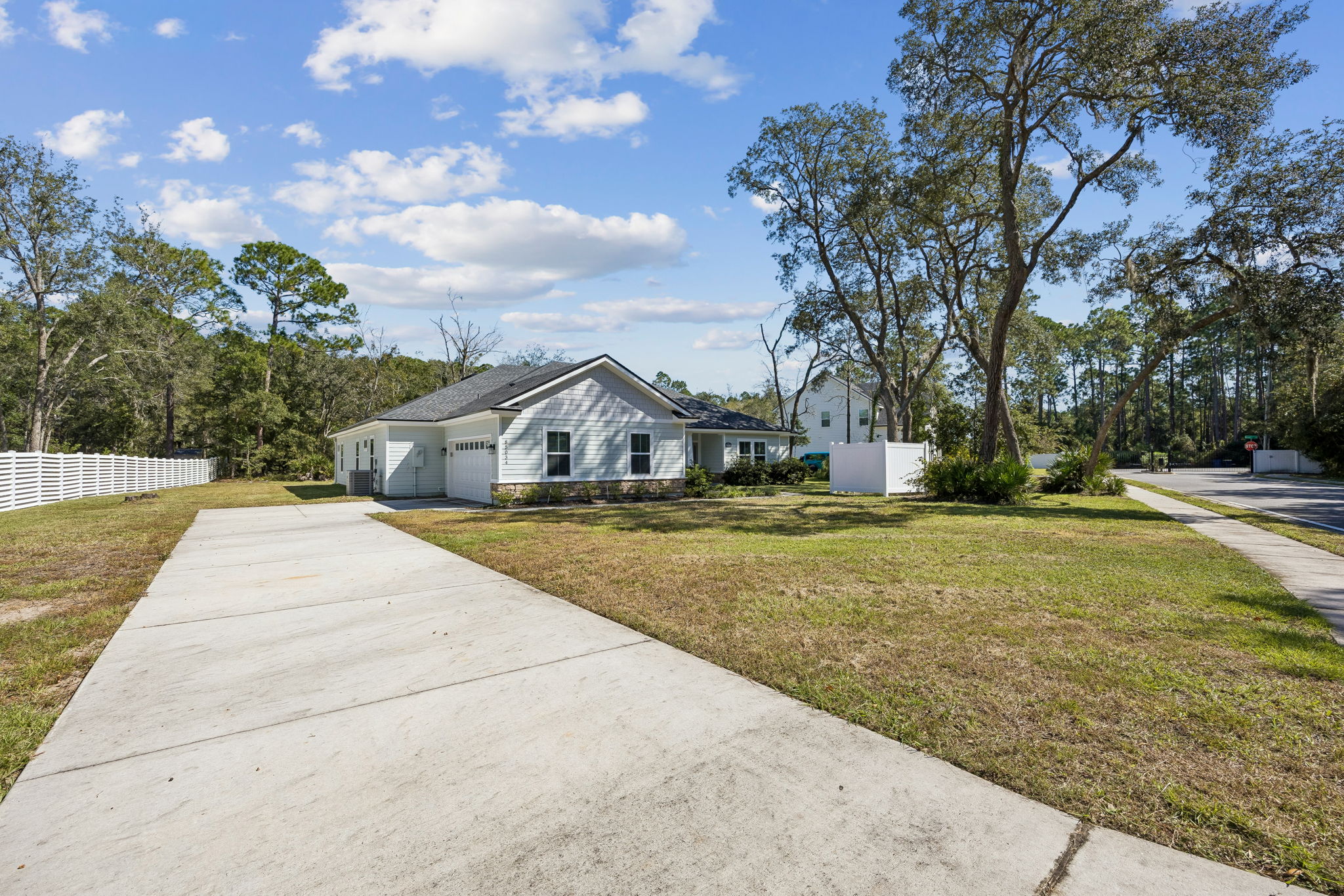 Driveway and Front Yard