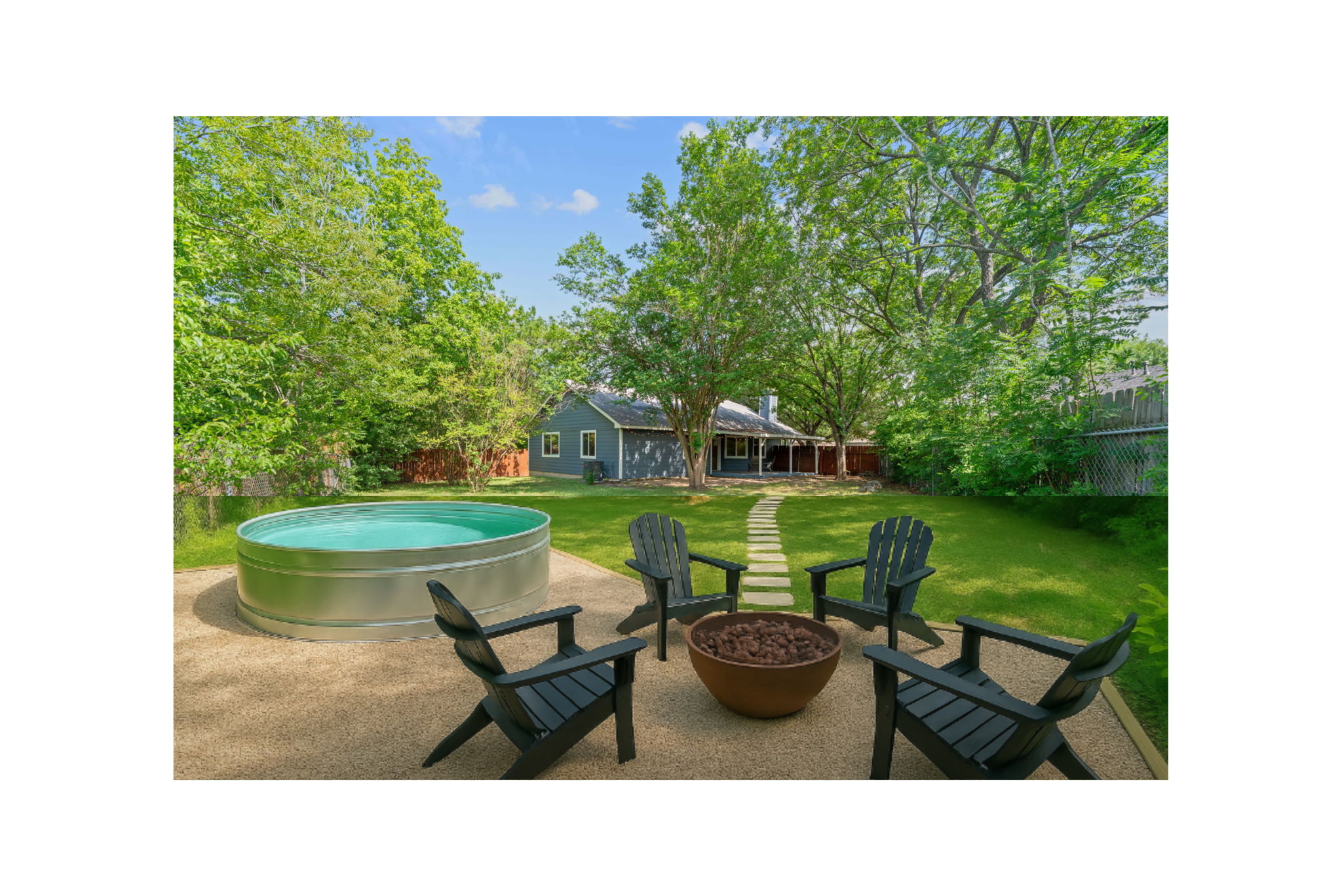 Backyard virtually revisioned as gathering spot