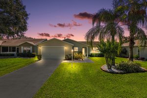 Twilight Front Elevation