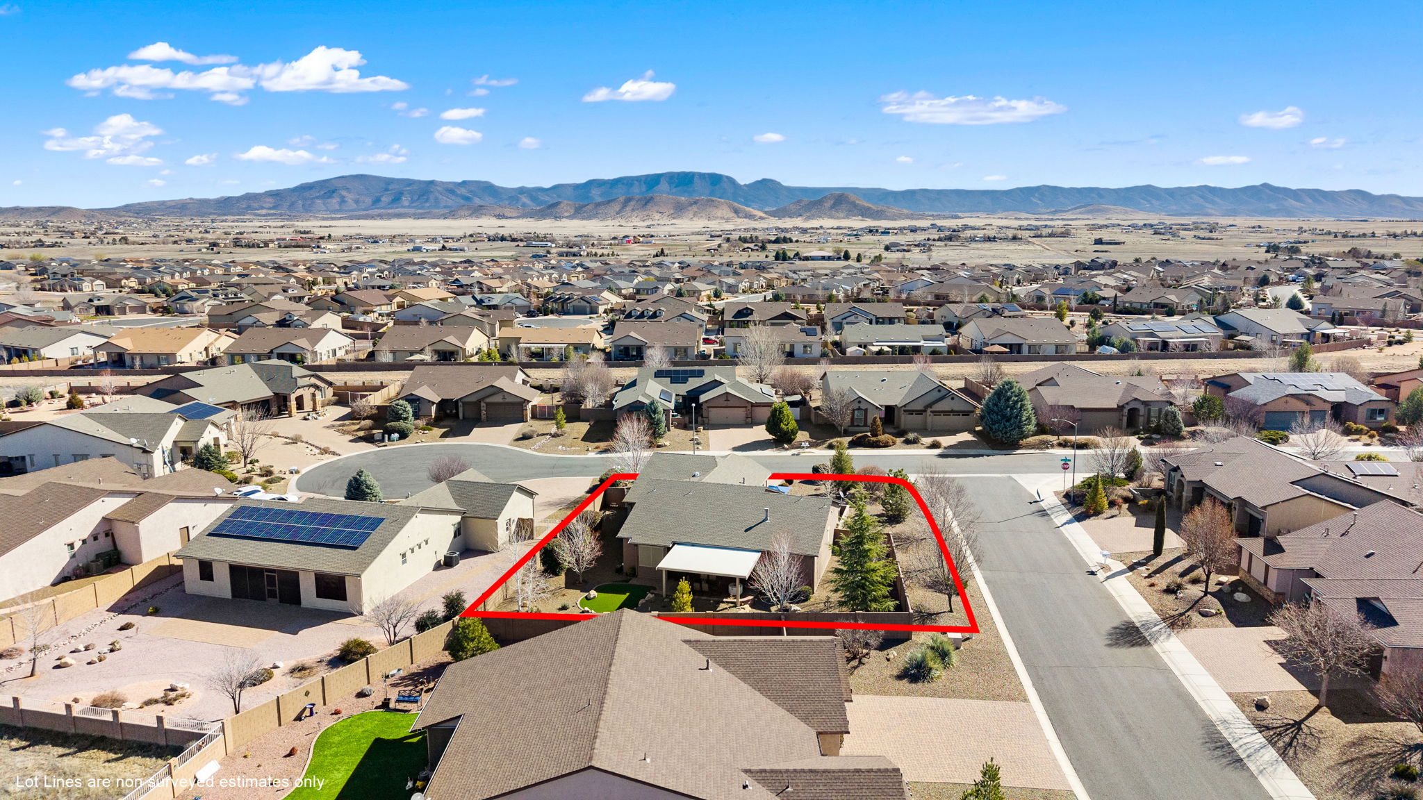 Aerial Back Lot Lines