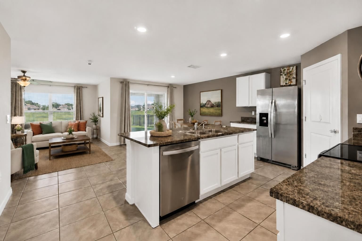 Living Dining Room-Virtually Staged