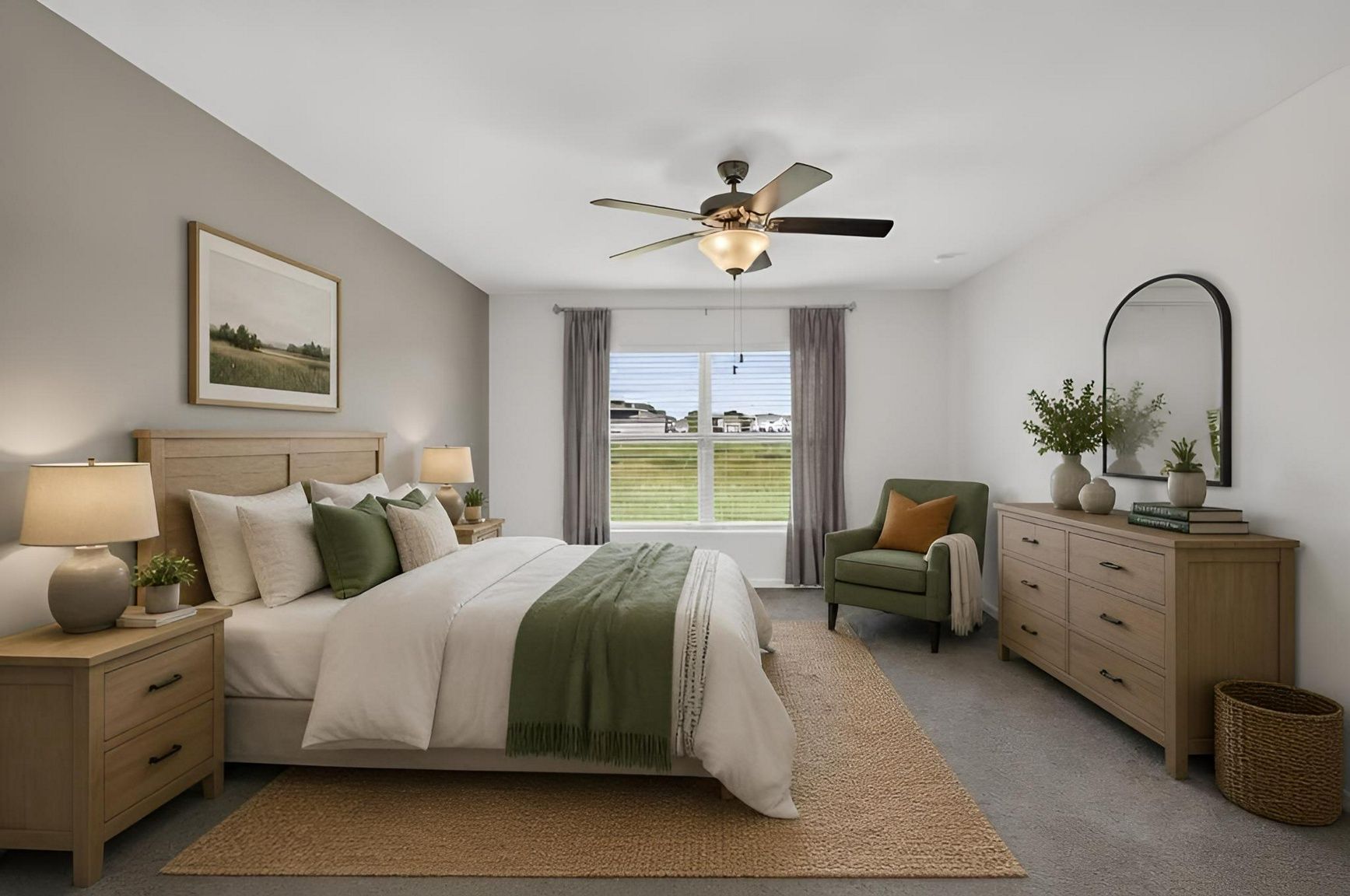 Primary Bedroom-Virtually Staged