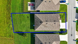Arial View with Property Lines