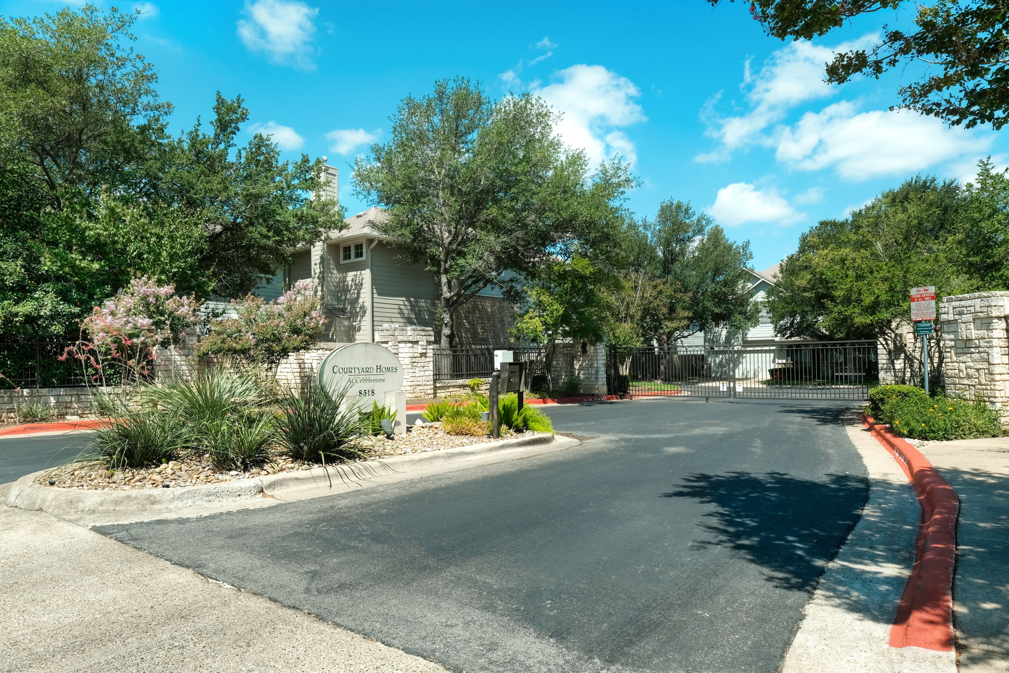 Community Gated Entrance