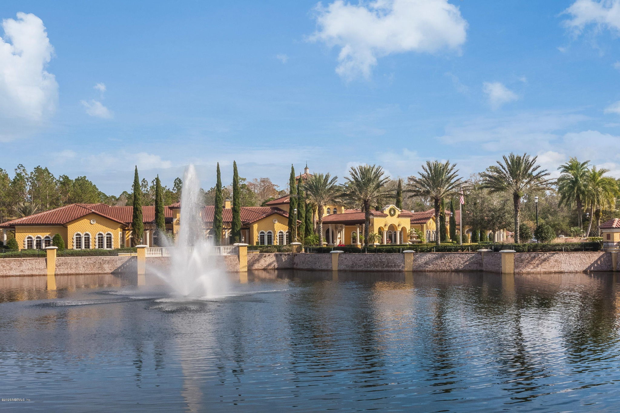 Pond/Fountain View of Summerland Hall