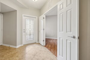 Foyer & Double Door Entry to Den/Office/Bedroom