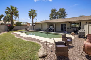 Backyard with Play Pool