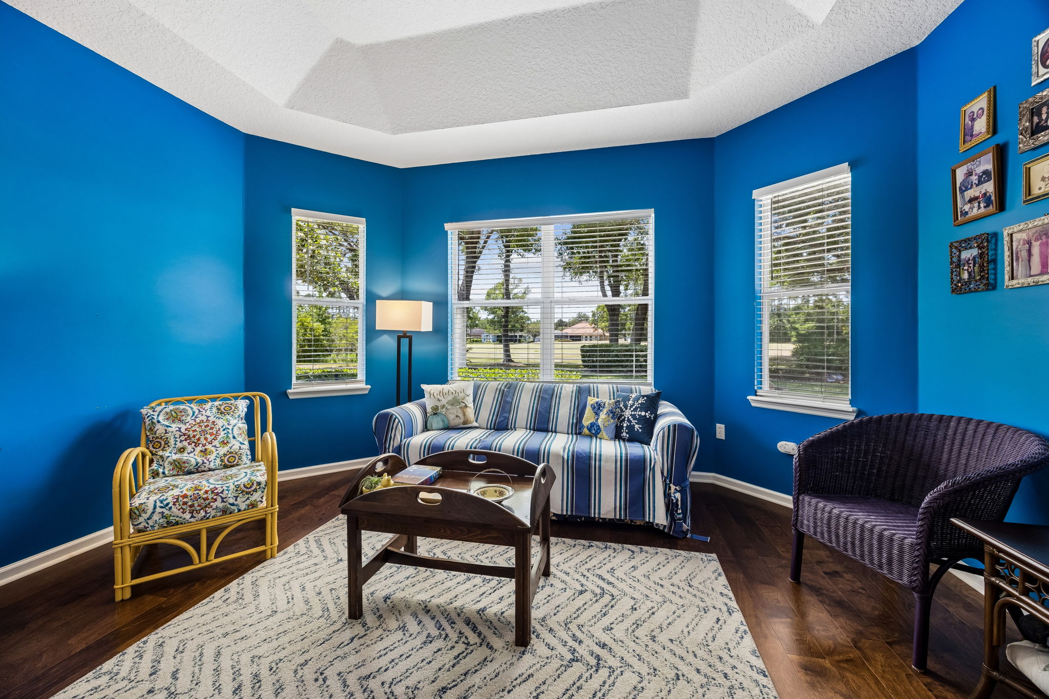 Comfortable sitting area, ideal for a private retreat or quiet space.