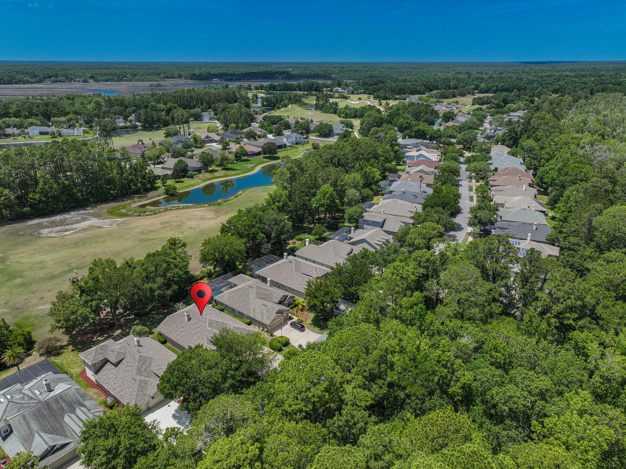 Located on the North Hampton golf course with preserve area across the street!
