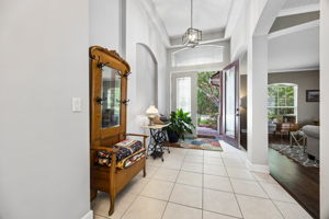 Welcoming and spacious entrance!