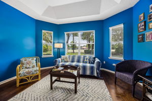 Comfortable sitting area, ideal for a private retreat or quiet space.