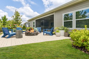 ... one pictured here: a paver patio with firepit!