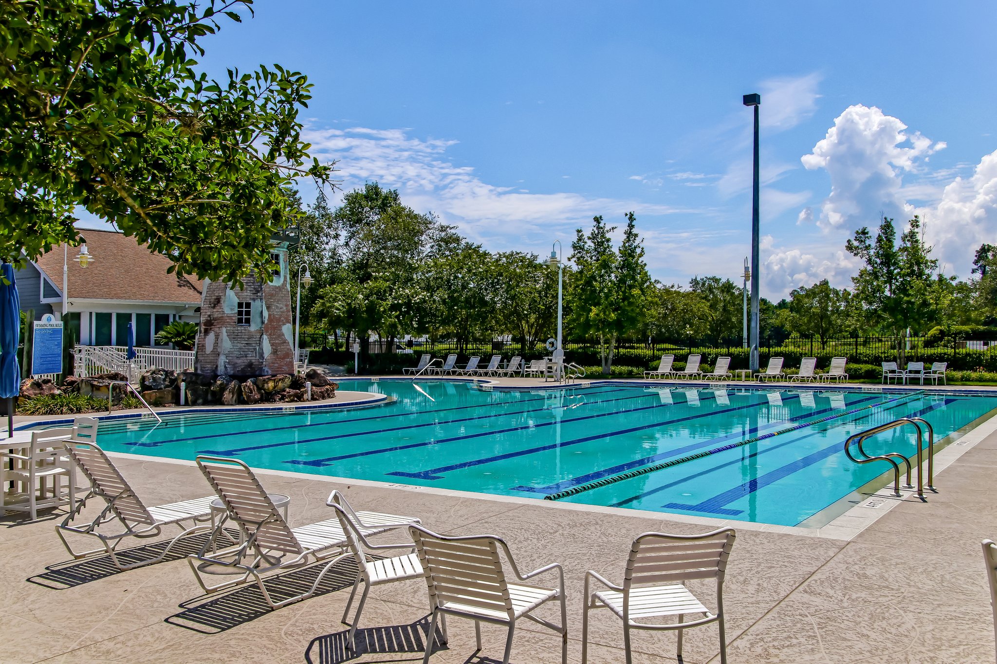 Pool and Relaxing Deck Area