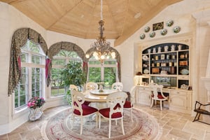 Breakfast Room Surrounded By Windows