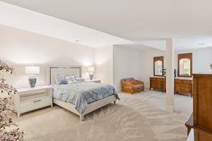 Generous Lower Level Bedroom Suite