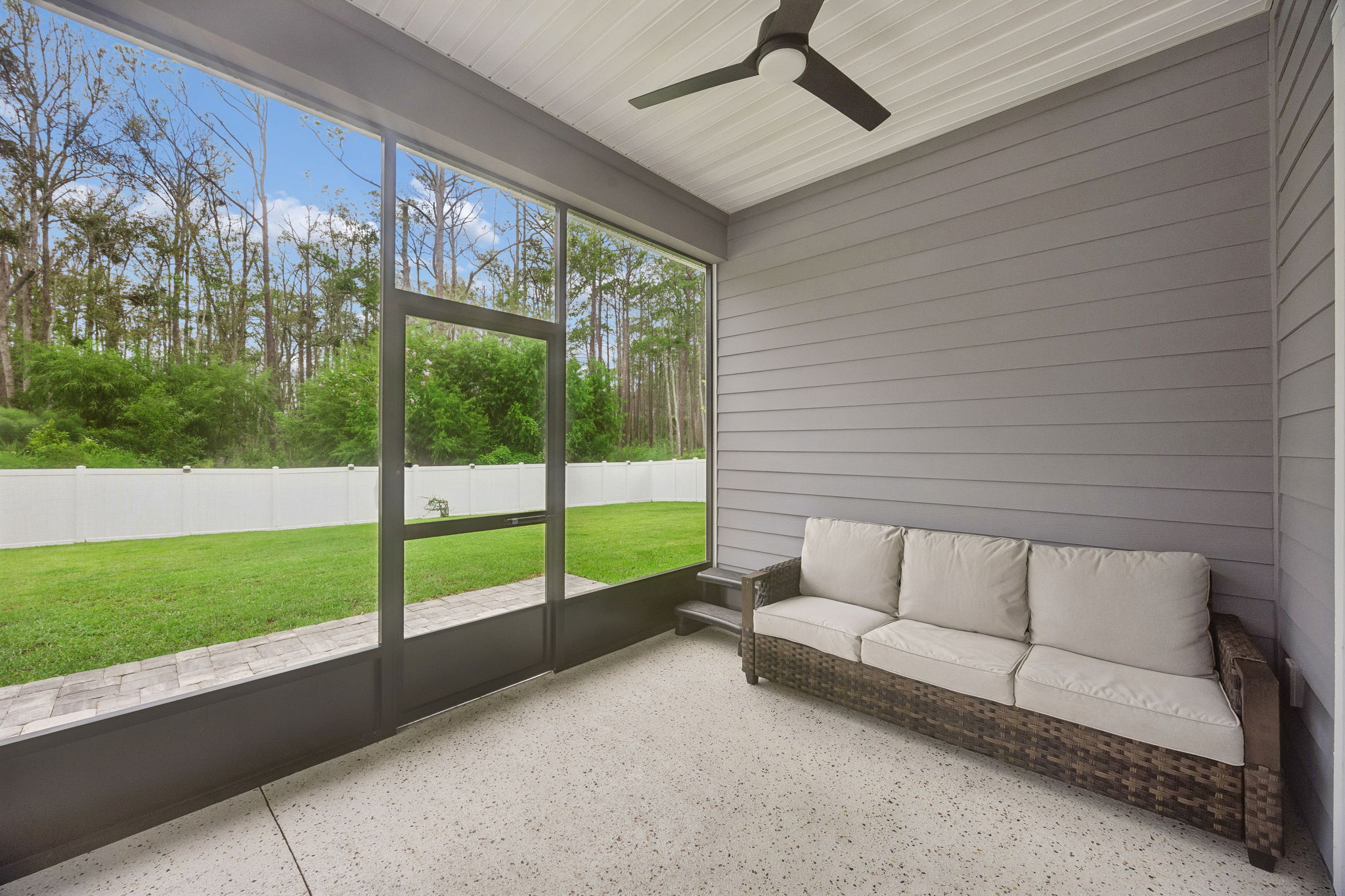 Lanai with Epoxy Floor