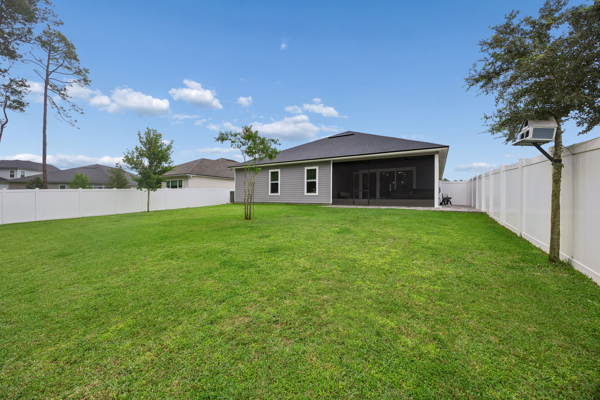 Big Fenced Backyard