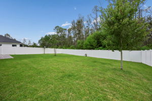 Fully Fenced Backyard