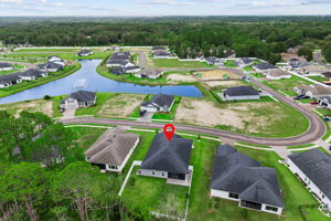 Aerial View 4 & Front Ent. in Background