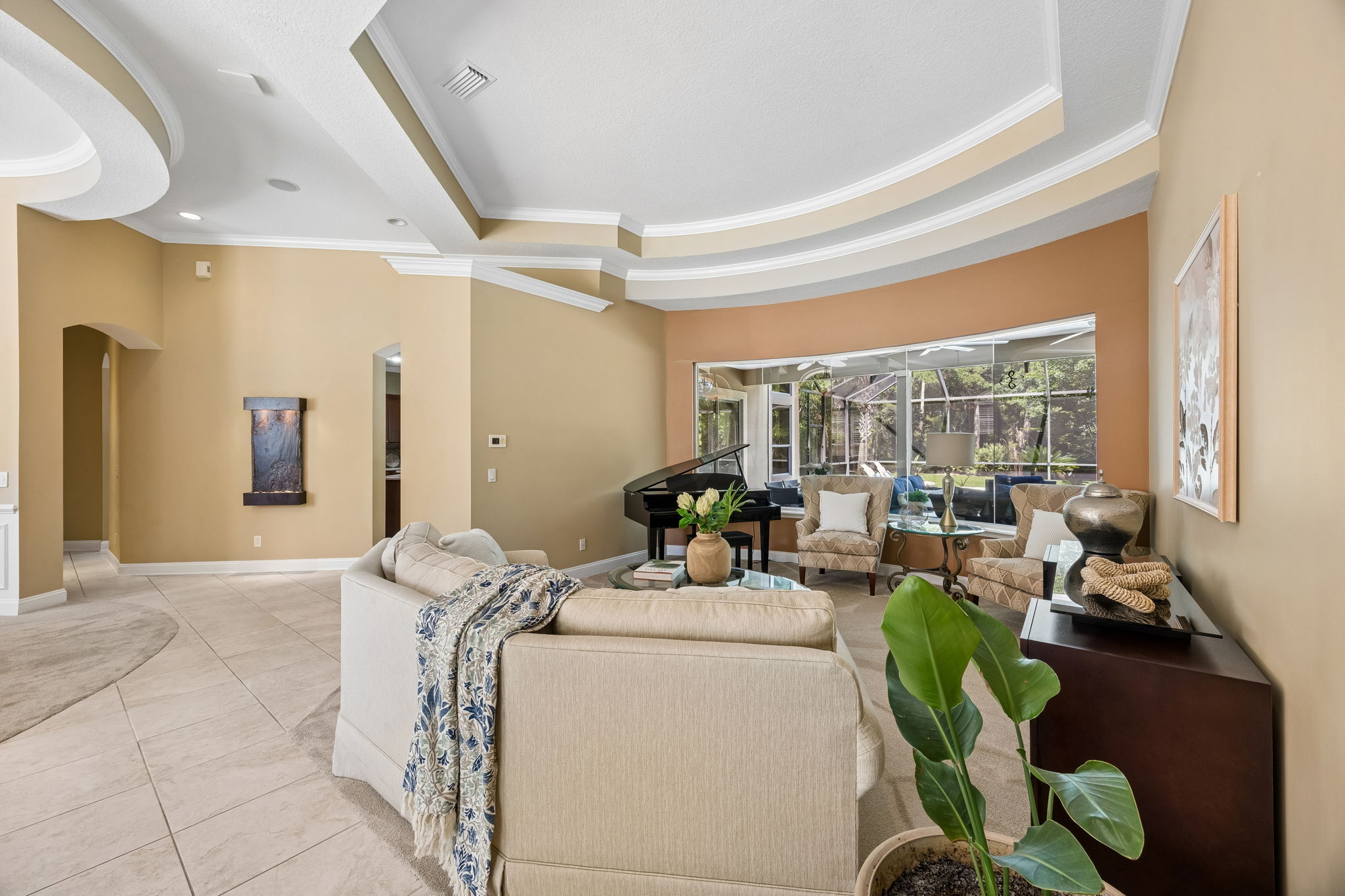 ... all with a graceful sense of openness that keeps the outdoors beautifully in view.
