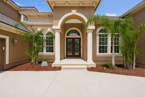 ... all introduced by an arched entry that sets a tone of warmth, scale, and quiet arrival.