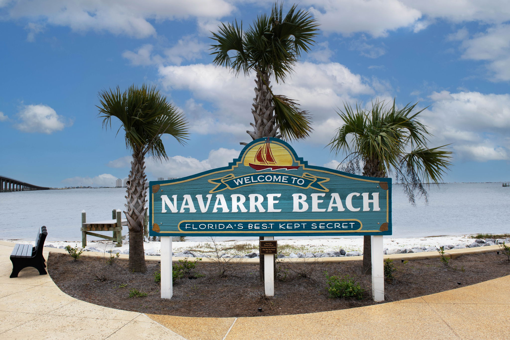 Navarre Beach Sign