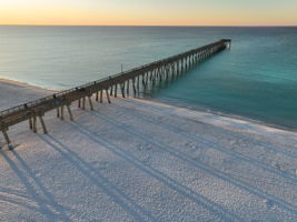 Navarre Beach Fishing Pier at Sunrise