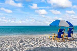 Beach on Property