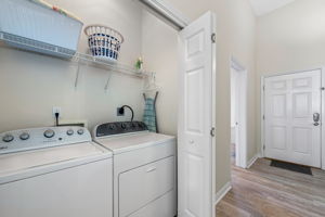 Laundry and Foyer