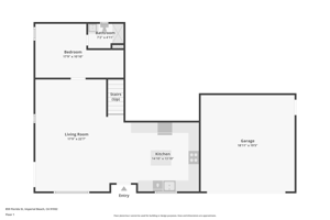 Main Home 1st Level Floor Plan