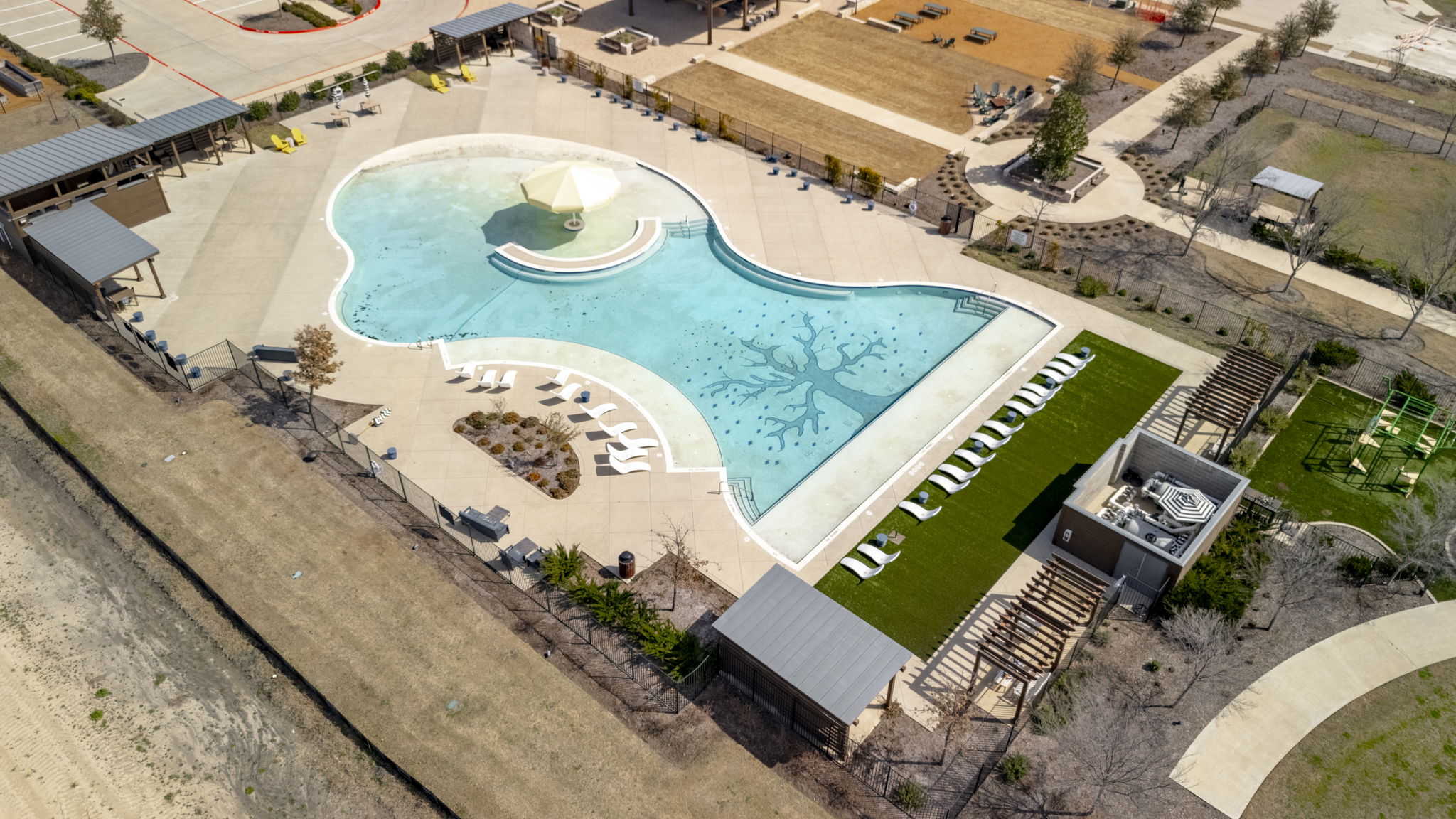 Pool of unusual size