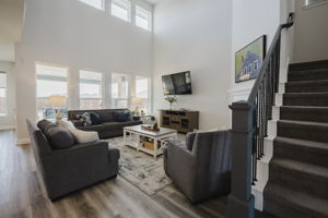two story living room