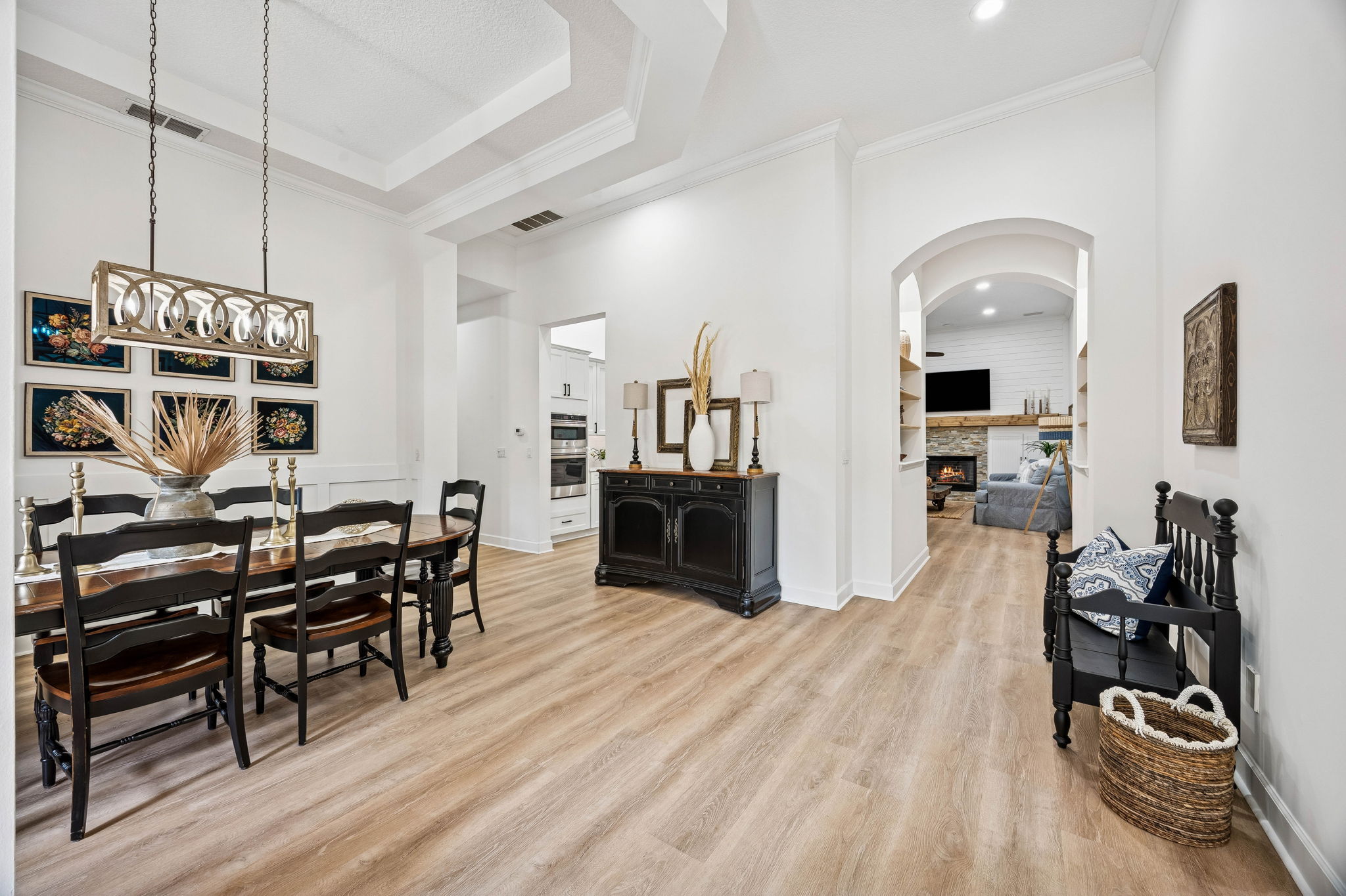 ... and statement lighting