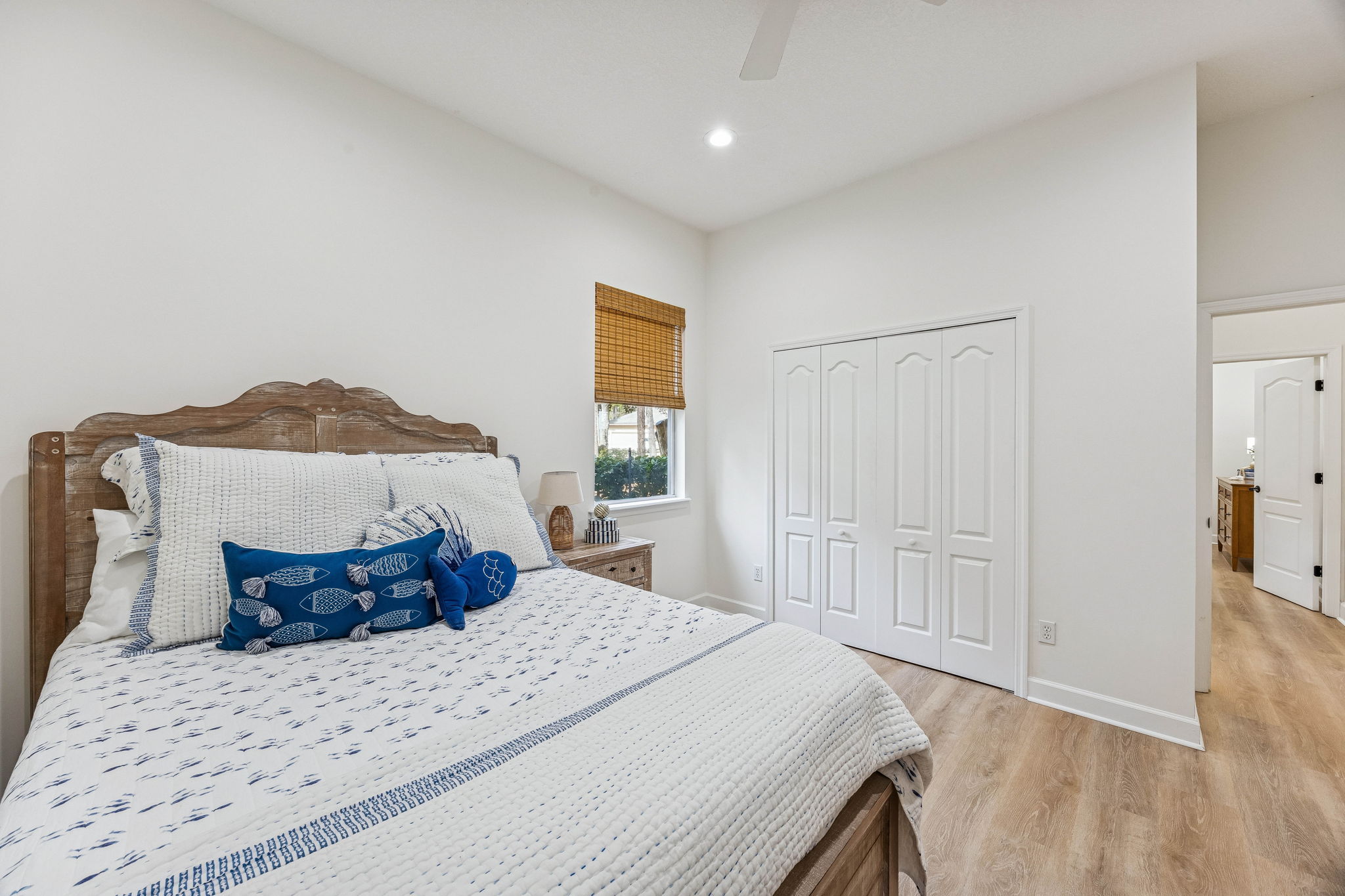 ... you'll find 12-foot ceilings, generous natural light, and textured blinds ...