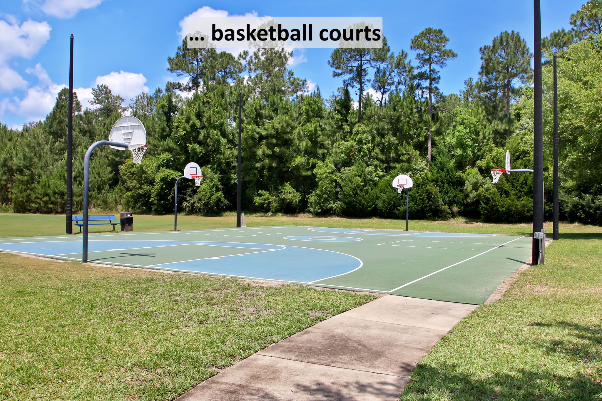 ... basketball courts