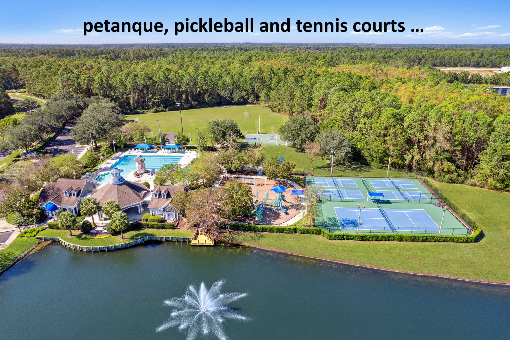 ... Har-Tru clay courts for pickleball and tennis