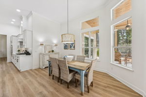 ... family room, kitchen, and informal dining seamlessly connect