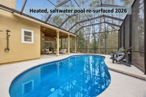 ... enjoying quiet mornings poolside