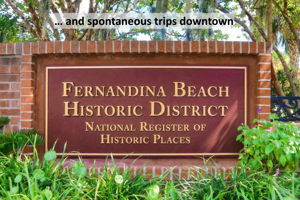 Also an easy drive, the 52+ historic blocks of downtown Fernandina Beach