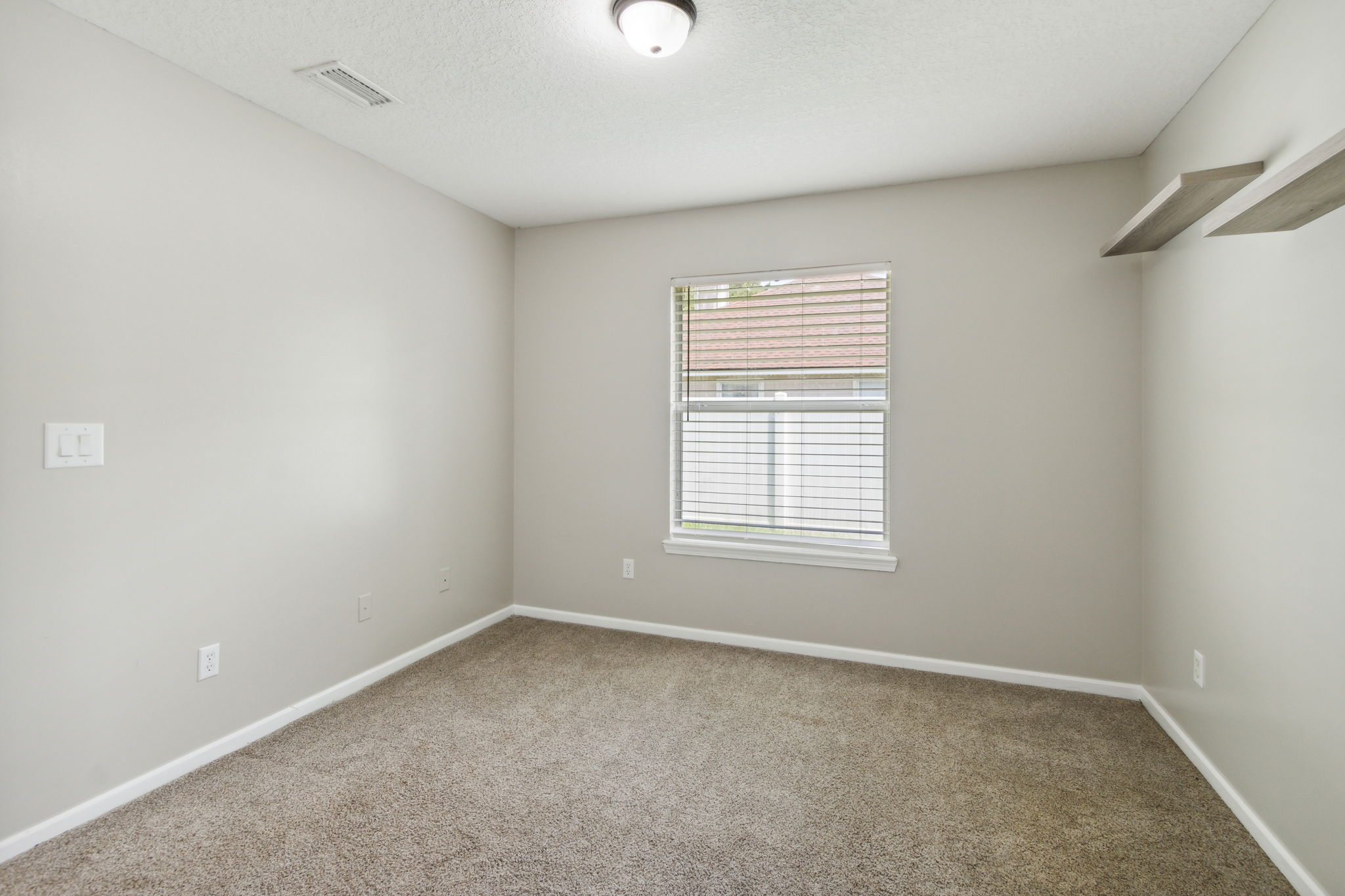 Both bedrooms have almost new carpeting..