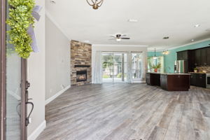 Enter into a highly functional, open concept floorplan