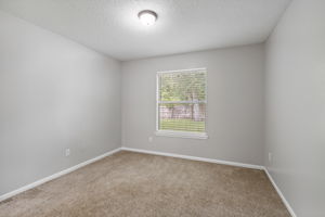 Both guest bedrooms were freshly painted with a coordinating soft, neutral color