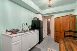 Kitchenette in basement makes this home great for multi-gen living!