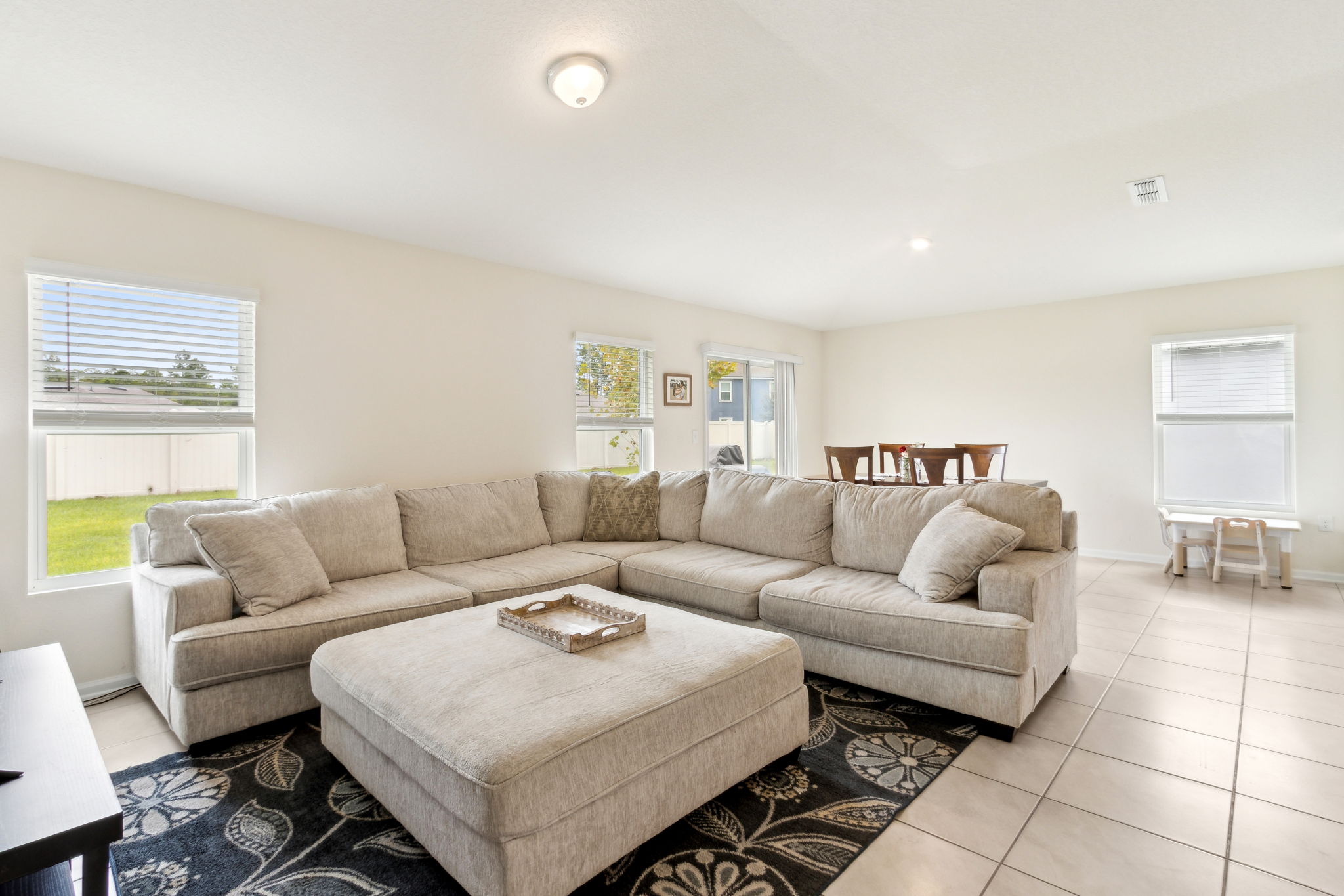 Family Room and Dining Area