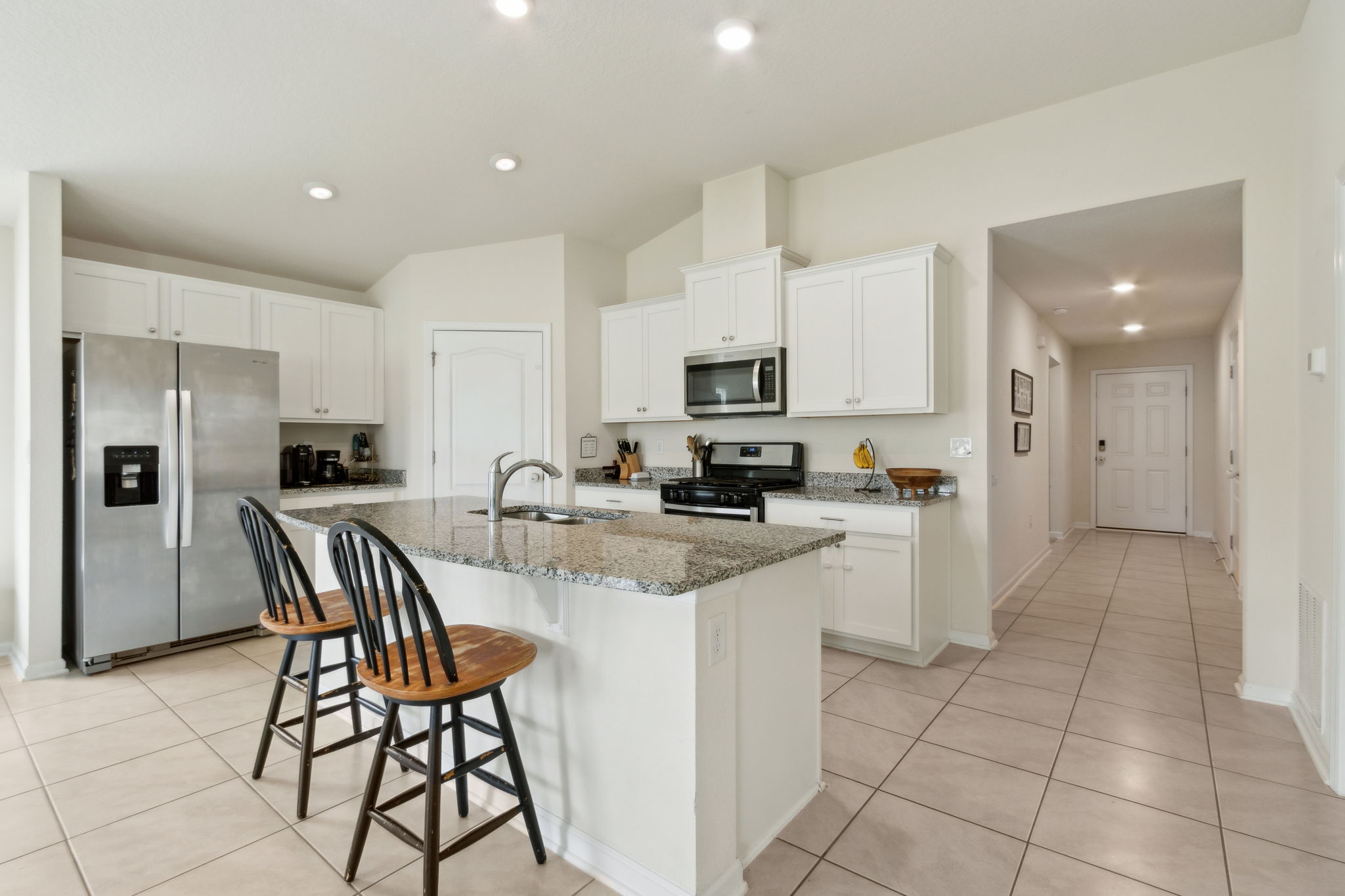 Kitchen with Island Seating