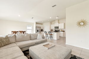 Family Room and Kitcher
