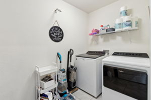 Laundry Room with Included Washer/Dryer